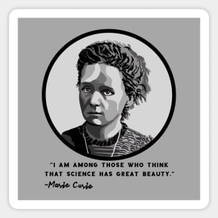 Marie Curie Portrait Magnet